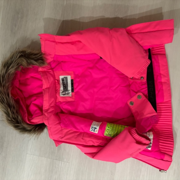 Girls Spyder brand ski jacket size 4 - Picture 4 of 5